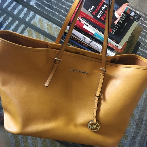 Michael Kors Handbags - Michael Kors yellow tote